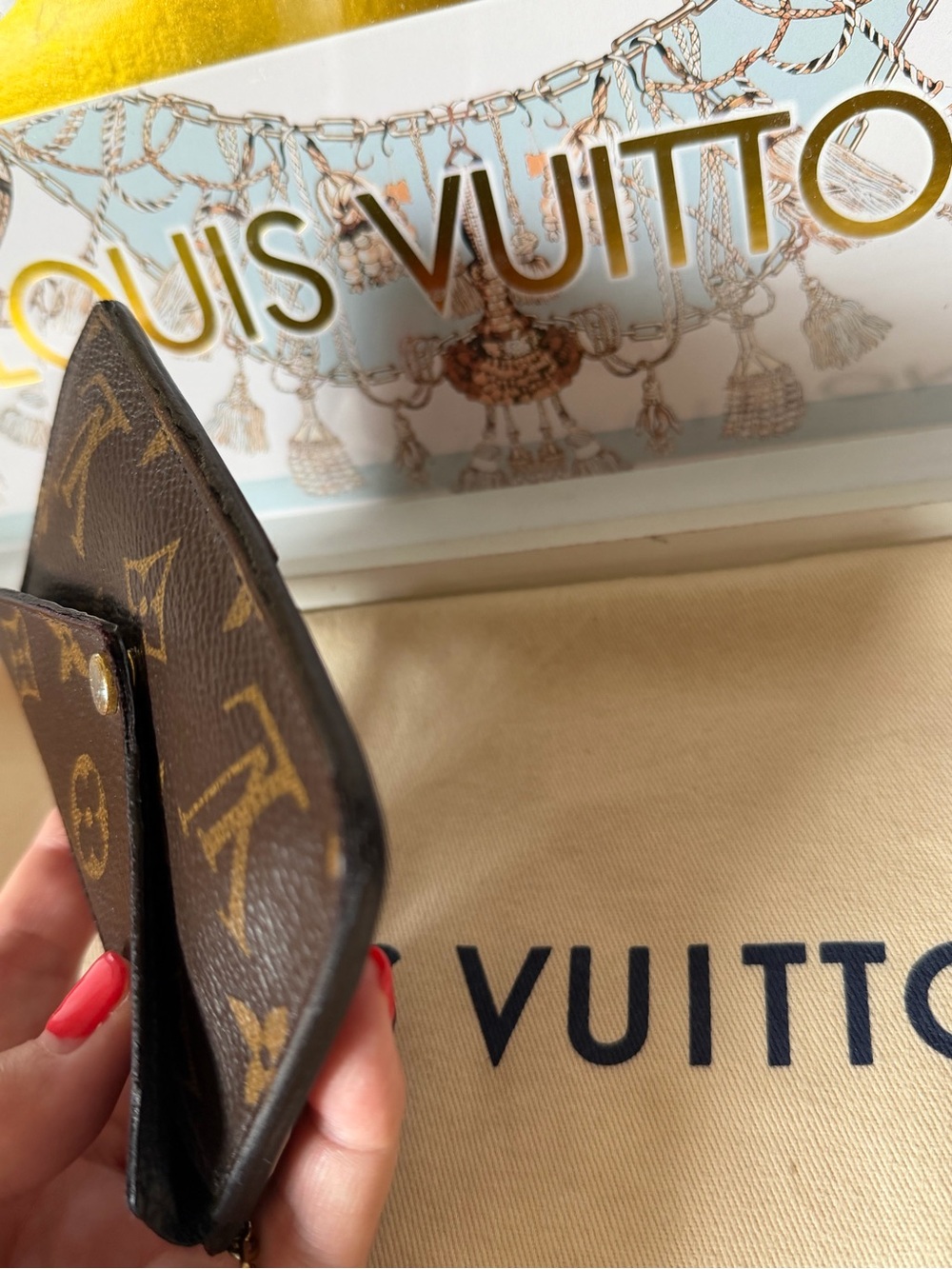 Louis Vuitton Monogram Canvas Recto Verso Card Holder Wallet - Picture 9 of 16
